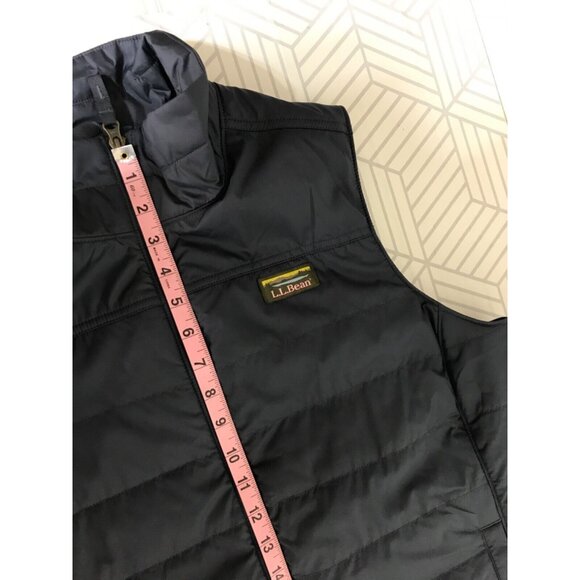 L.L. Bean Women's Blue Quilted Vest - Picture 6 of 11